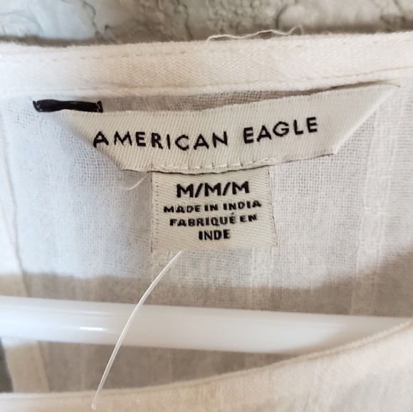 American Eagle outfitters long sleeve open back boho blouse size M. - Picture 4 of 7